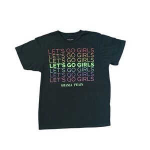 Shania Twain Green Graphic T-Shirt